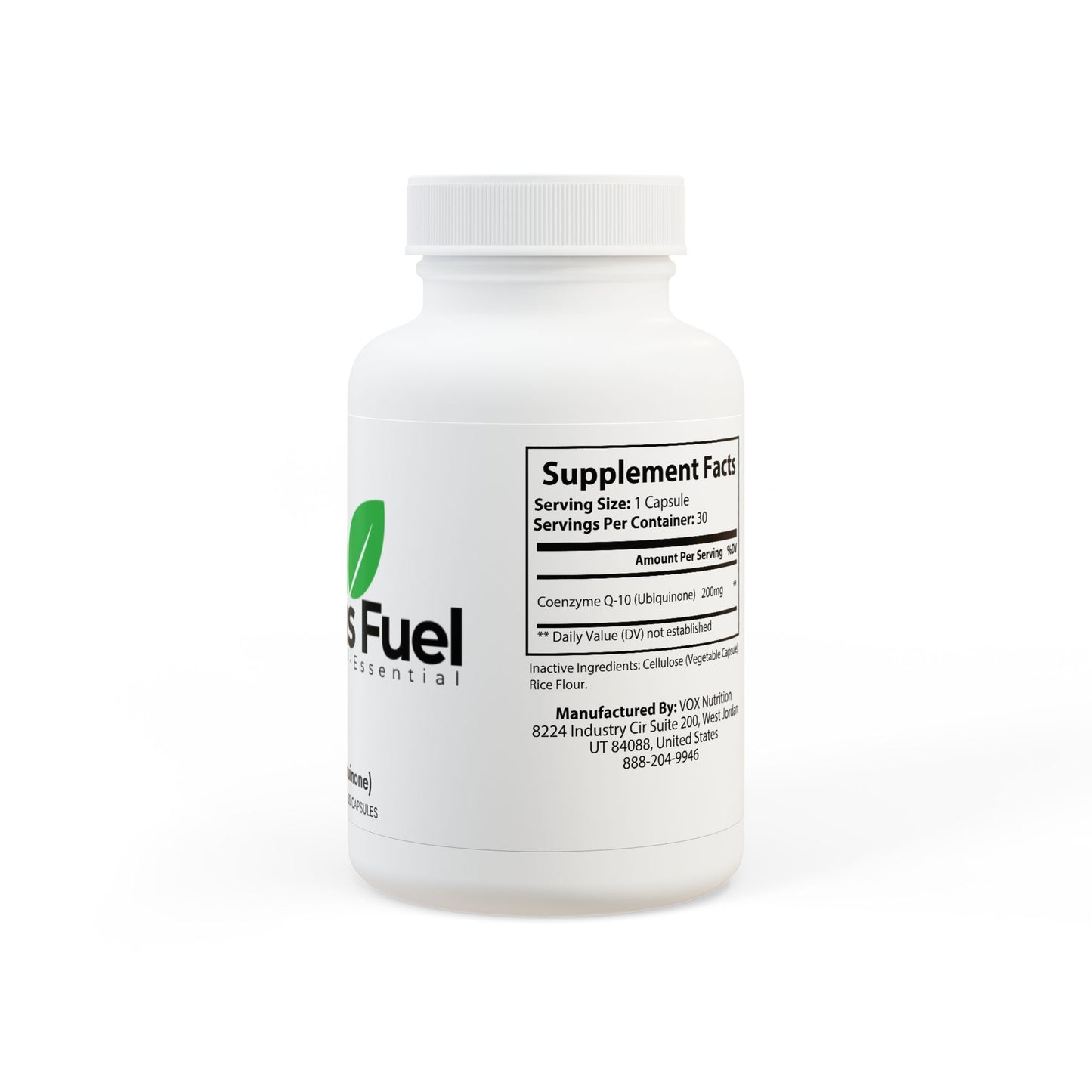 CoQ10 (Ubiquinone) Supplement (30 Capsules)